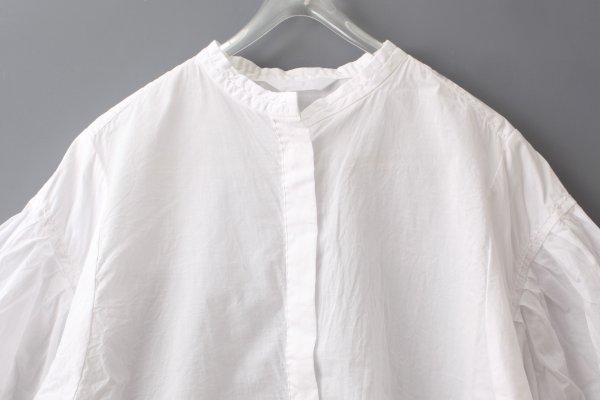 画像3: 80/1 無地 パフスリーブBL (261-5750:WH) (3)
