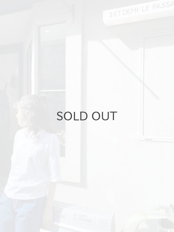 画像8: 30/-天竺 6分袖Tシャツ(241-6370:WH) (8)