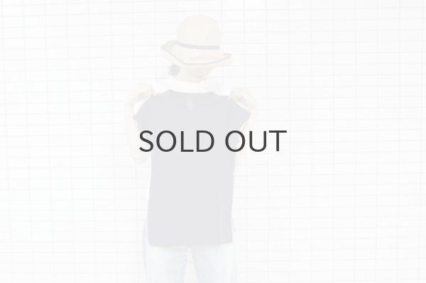 画像16: 30/-天竺 フレンチスリーブTシャツ (6906:NV) (16)