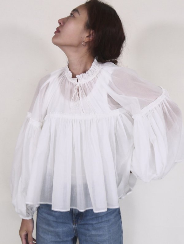 画像15: gather blouse (OWH) (15)