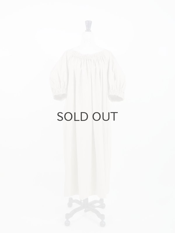 画像6: gathered smock dress (BG) (6)