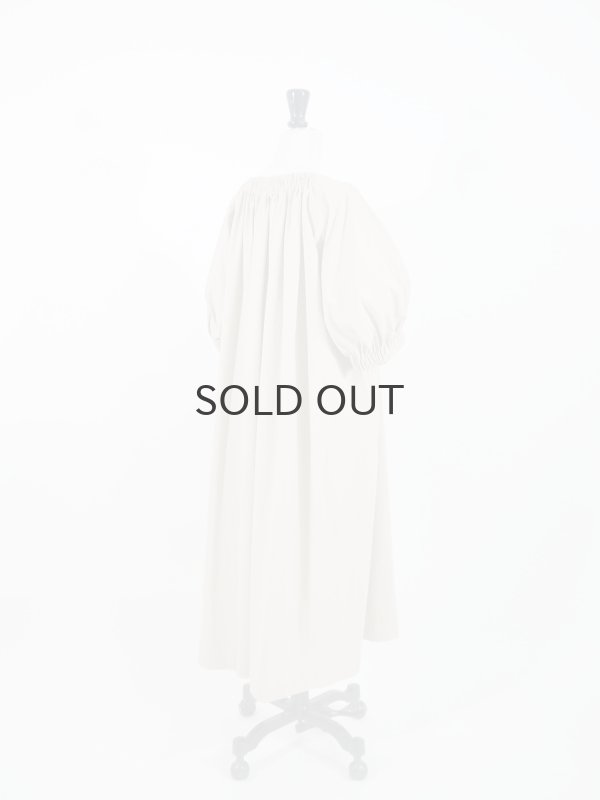 画像8: gathered smock dress (BG) (8)