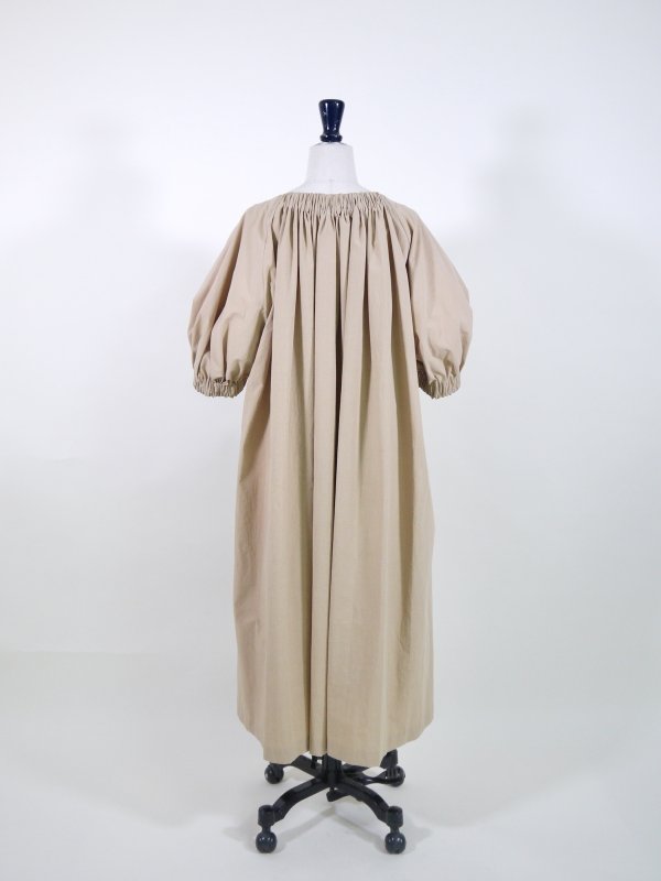 画像9: gathered smock dress (BG) (9)