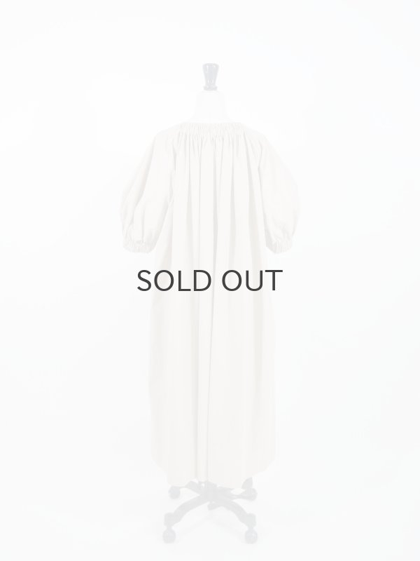 画像9: gathered smock dress (BG) (9)