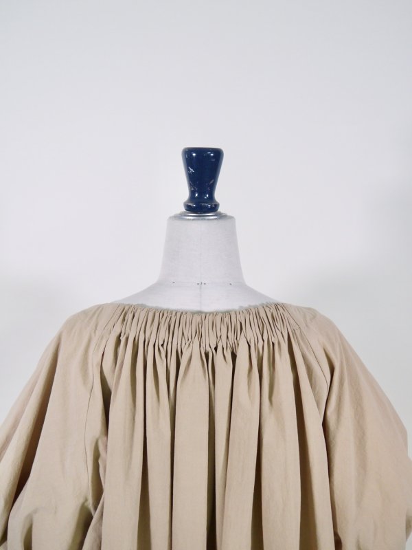 画像10: gathered smock dress (BG) (10)