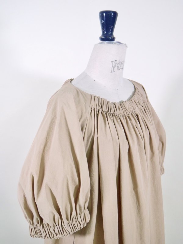 画像11: gathered smock dress (BG) (11)
