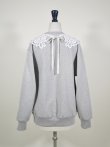 画像4: FOR LOVE lace collar sweatshirt  (MGY) (4)