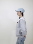画像10: FOR LOVE lace collar sweatshirt  (MGY) (10)