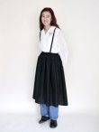 画像18: cotton silk lawn suspender skirt (BK) (18)