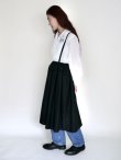 画像19: cotton silk lawn suspender skirt (BK) (19)