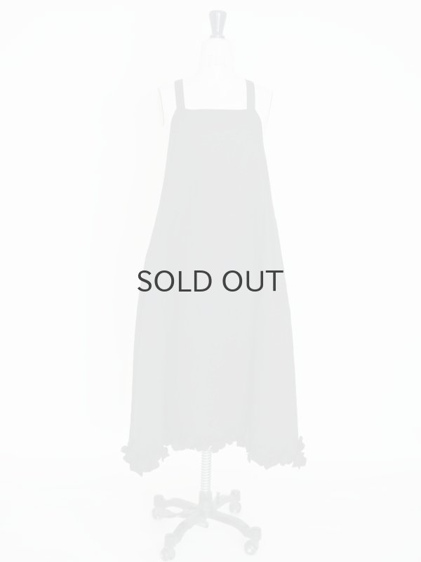画像2: apron dress (BK) (2)