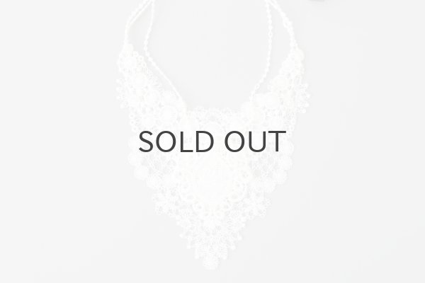 画像2: 別注!! lace necklace (BK:TypeB) (2)