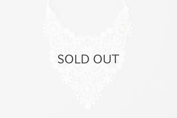 画像7: 別注!! lace necklace (BK:TypeB) (7)