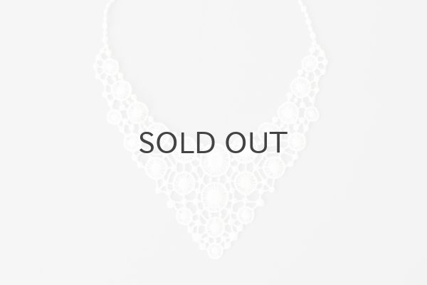 画像6: 別注!! lace necklace (BK:TypeB) (6)