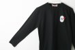 画像5: long sleeve T-shirt w/Heart brooch (BK) (5)