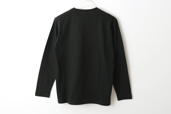 画像2: long sleeve T-shirt w/Heart brooch (BK) (2)