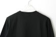 画像7: long sleeve T-shirt w/Heart brooch (BK) (7)