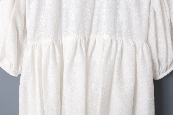 画像4: puff sleeve dress (2501-FD08:WH) (4)