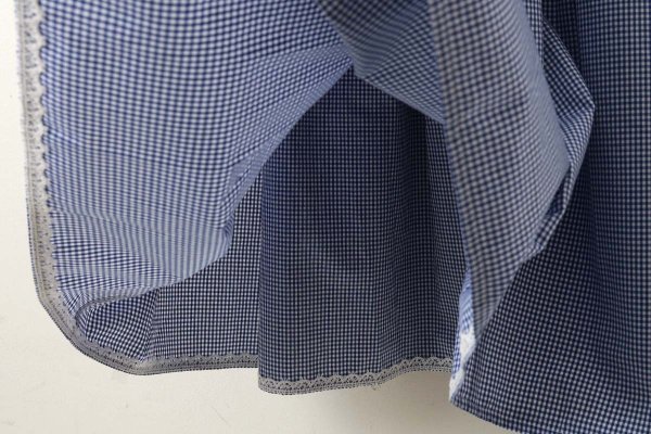 画像14: 別注!! gingham check dress (BL) (14)
