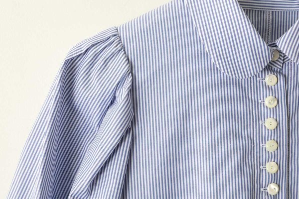 画像4: 別注!! stripe dress (BL) (4)