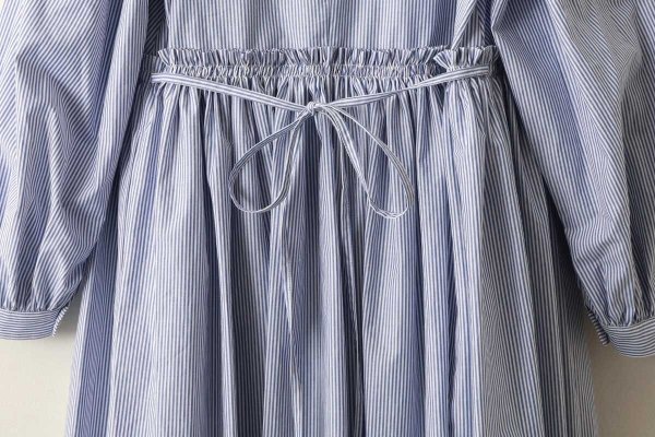 画像15: 別注!! stripe dress (BL) (15)