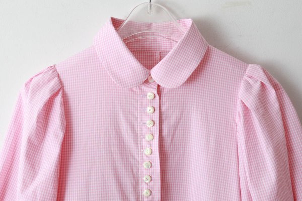 画像3: 別注!! gingham check dress (PK) (3)