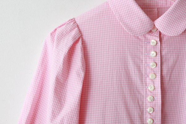 画像4: 別注!! gingham check dress (PK) (4)