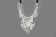 画像2: 別注!! lace necklace (BK) (2)