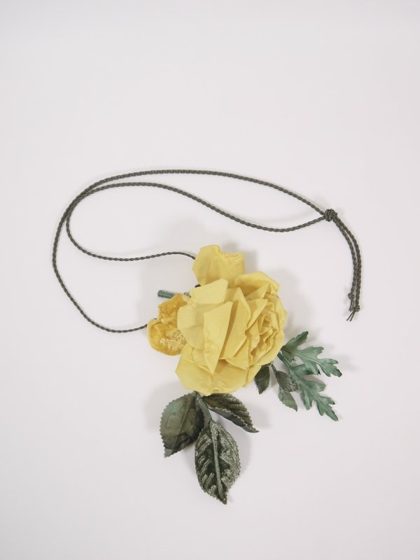 画像2: rose corsage pendant (YW) (2)