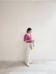 画像16: cotton flower embroidery pants (WH) (16)