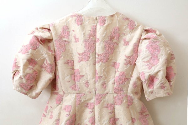 画像8: SALE40%OFF‼︎ Flower jacquard top (OF) (8)