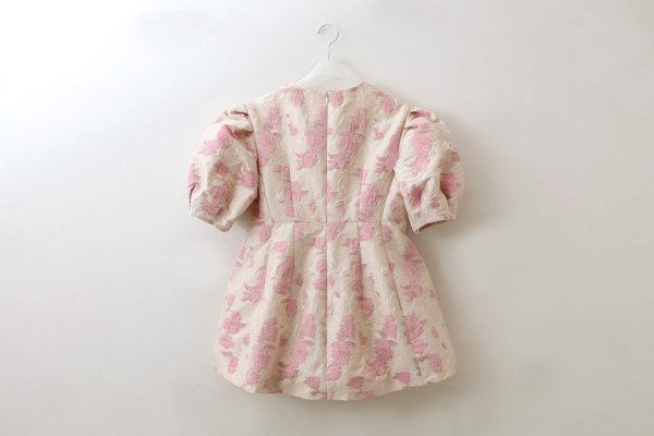 画像2: SALE40%OFF‼︎ Flower jacquard top (OF) (2)