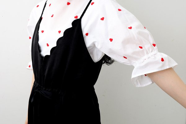 画像18: 別注!! Powder satin オールインワン (BK) (18)