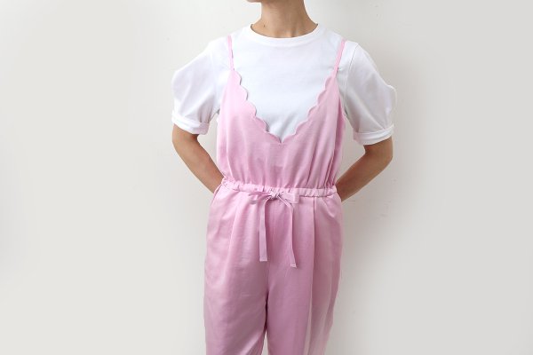 画像29: 別注!! Powder satin オールインワン (BK) (29)