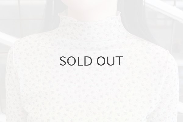 画像13: cherry rose tulle print top (OF) (13)