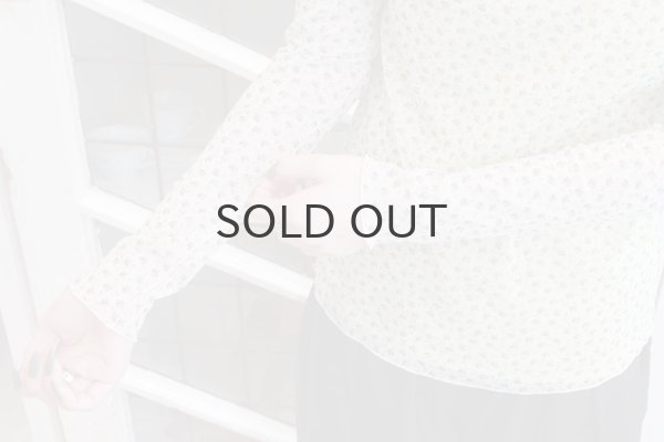 画像14: cherry rose tulle print top (OF) (14)