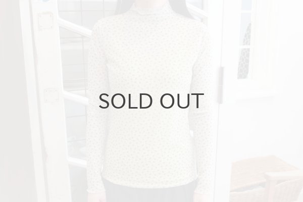 画像11: cherry rose tulle print top (OF) (11)