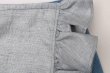 画像4: SALE30%OFF!! mirror cloth & denim combination skirt (4)