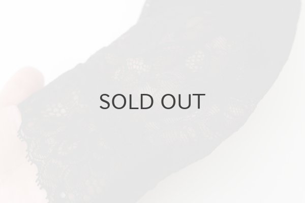 画像4: stretch lace socks (BK) (4)