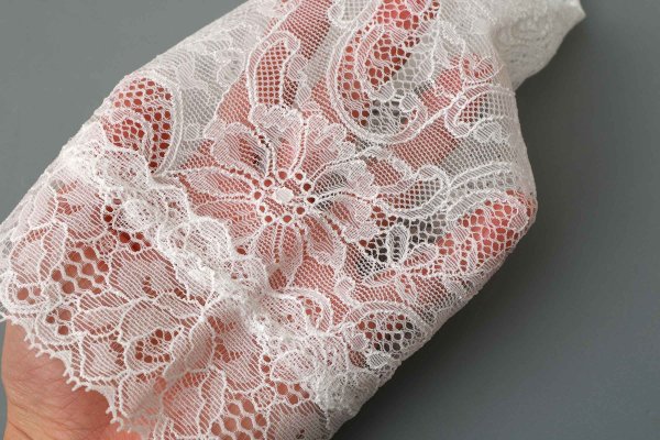 画像4: stretch lace socks (WH) (4)