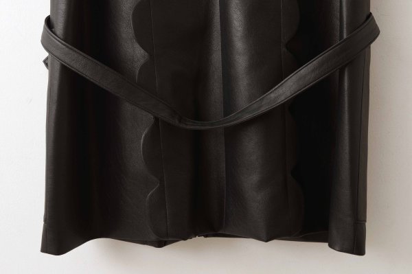 画像10: dry leather vest (BK) (10)