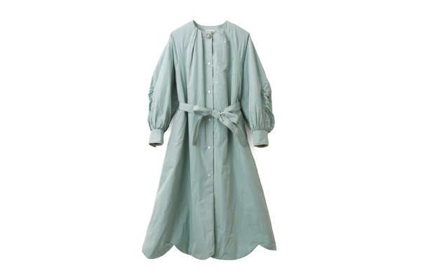 画像1: 別注!! micro taffta coat (BLGY) (1)