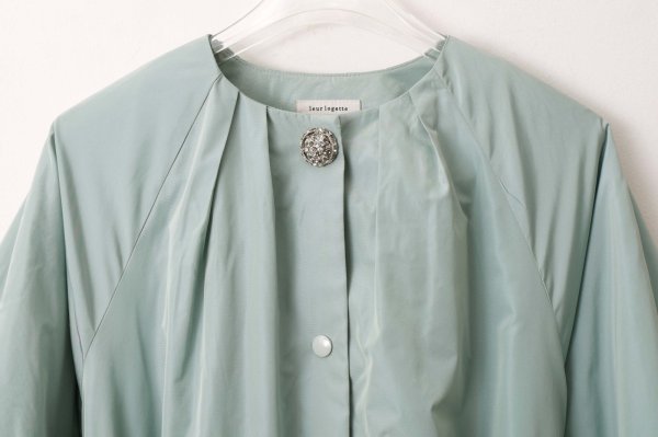 画像3: 別注!! micro taffta coat (BLGY) (3)