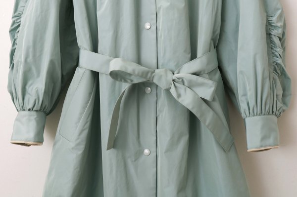 画像5: 別注!! micro taffta coat (BLGY) (5)