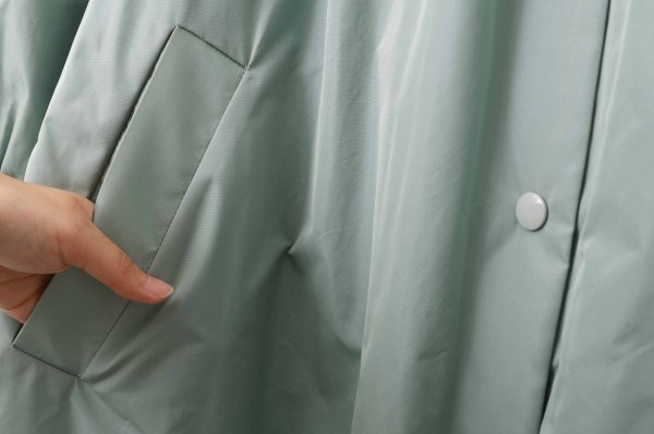 画像16: 別注!! micro taffta coat (BLGY) (16)