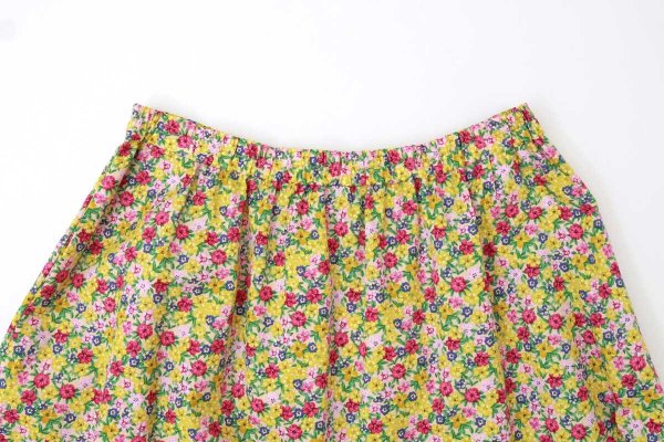 画像3: 別注!! print gather skirt (YW) (3)