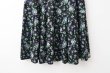 画像5: 別注!! print gather skirt (BK) (5)
