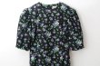 画像3: 別注!! cotton print dress (BK) (3)