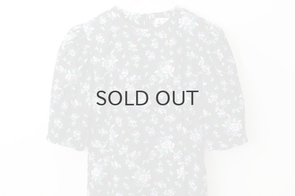 画像3: 別注!! cotton print dress (BK) (3)