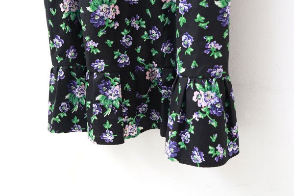画像8: 別注!! cotton print dress (BK) (8)